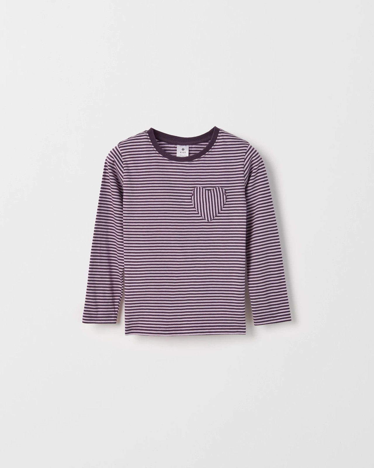 Australian Cotton 3 Pack Long Sleeve T-Shirt - Purple Multi 4 of 4