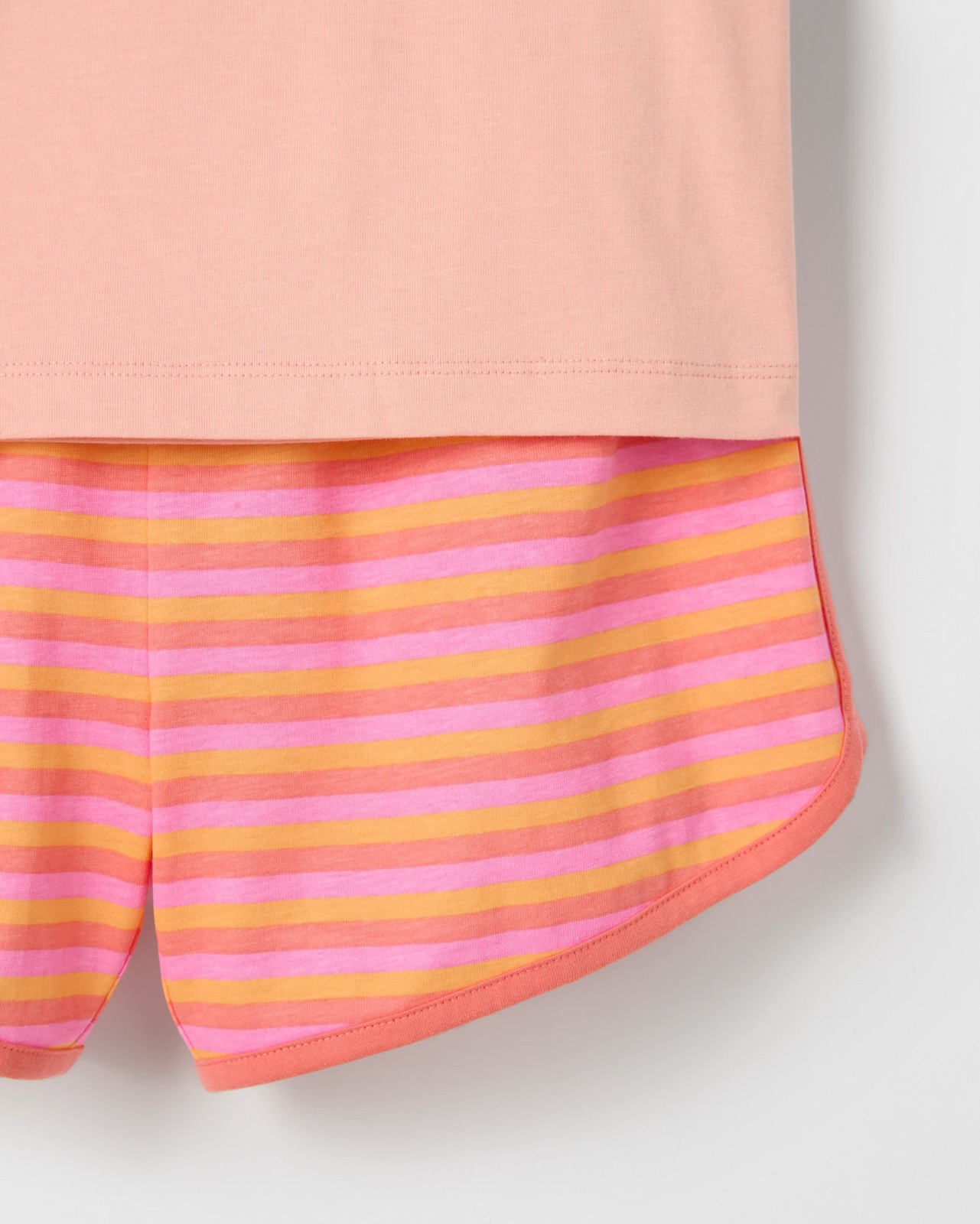 Australian Cotton Older Girls Jersey Pyjama Set - Multi Beach 3 of 3