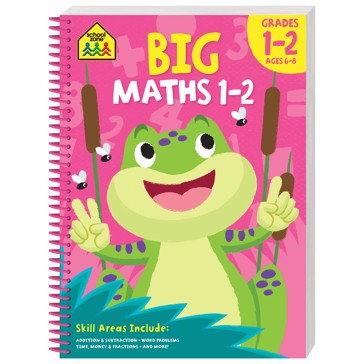 School Zone Big Maths Grades 1-2 - Book