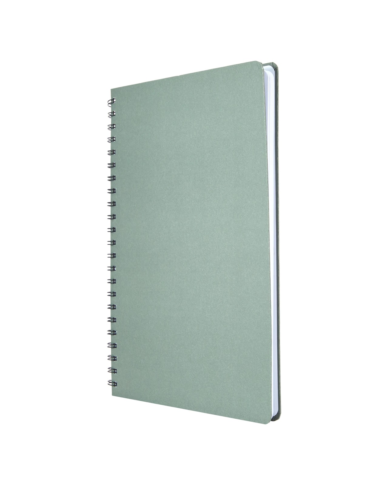 Anko A4 Spiral Notebook 160 Pages Hardcover Khaki 3 of 4