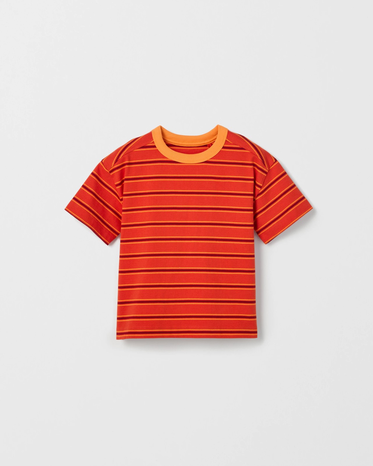 Australian Cotton Oversized Heavyweight T-Shirt - Red 4 of 5
