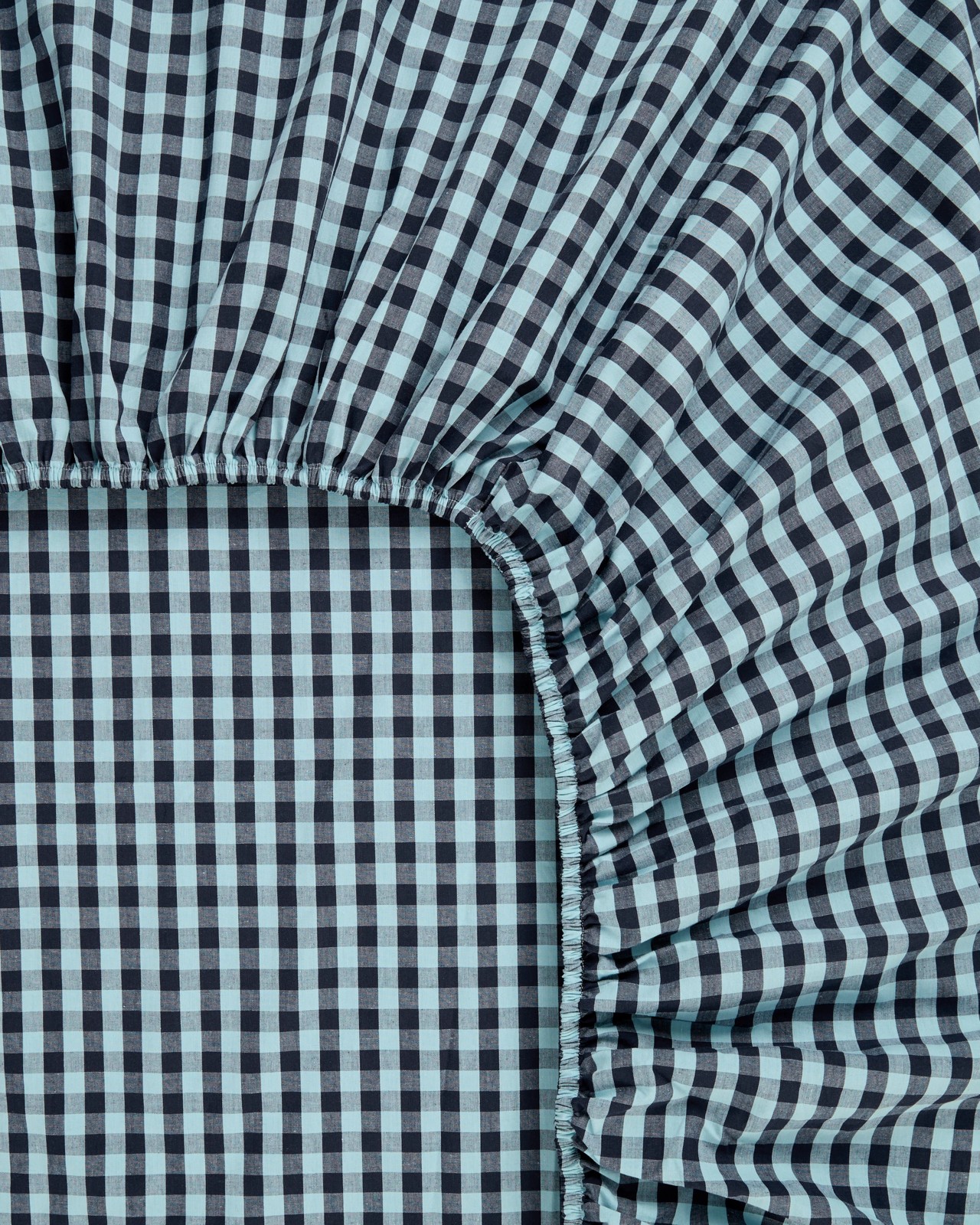 Grayson Gingham Australian Cotton Fitted Sheet Set 5 of 5