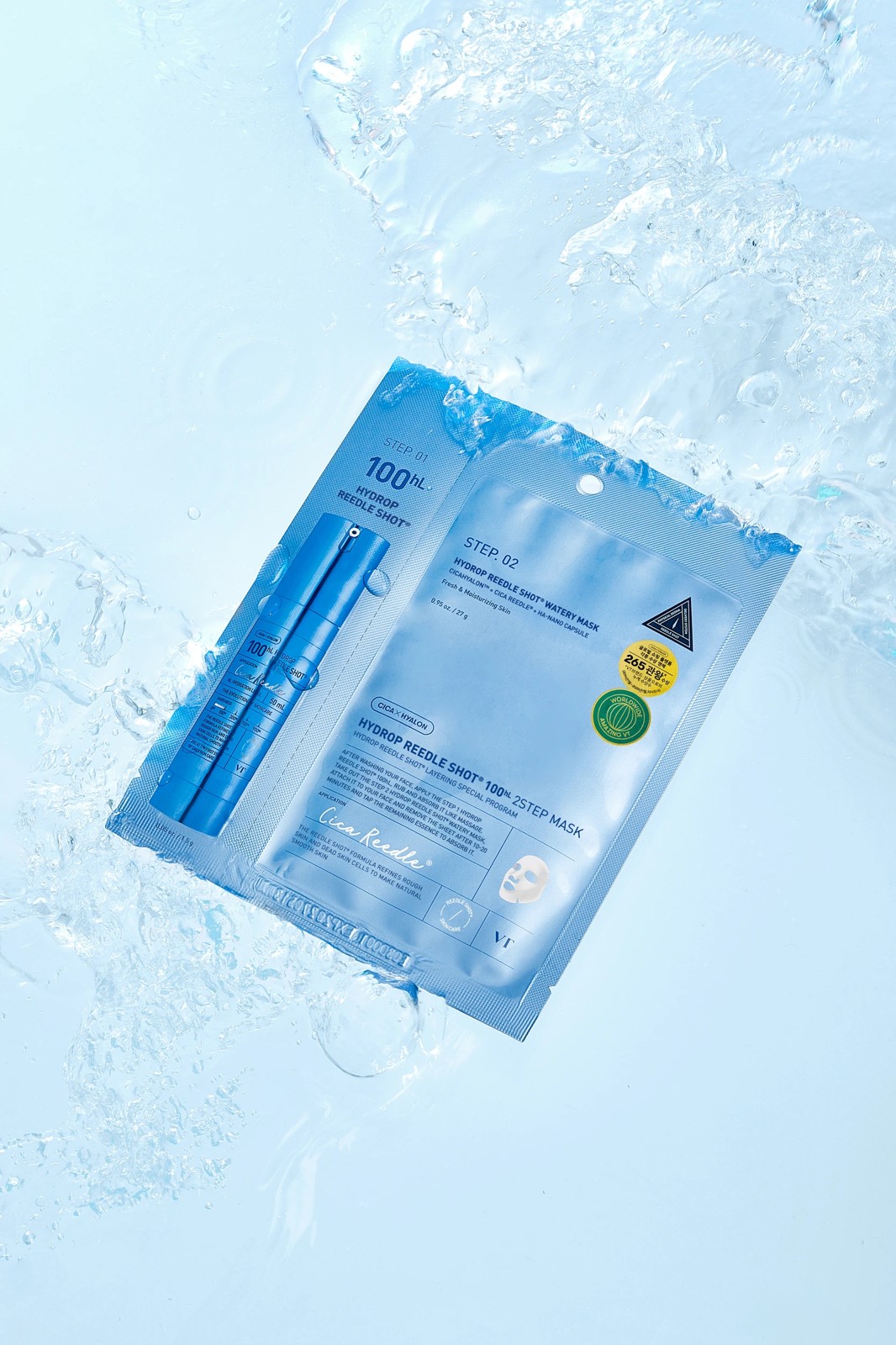 VT Cosmetics - Hydrop Reedle Shot 100hL 2 Step Mask 2 of 2