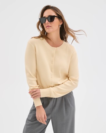 Preview Crepe Knit Core Cardigan