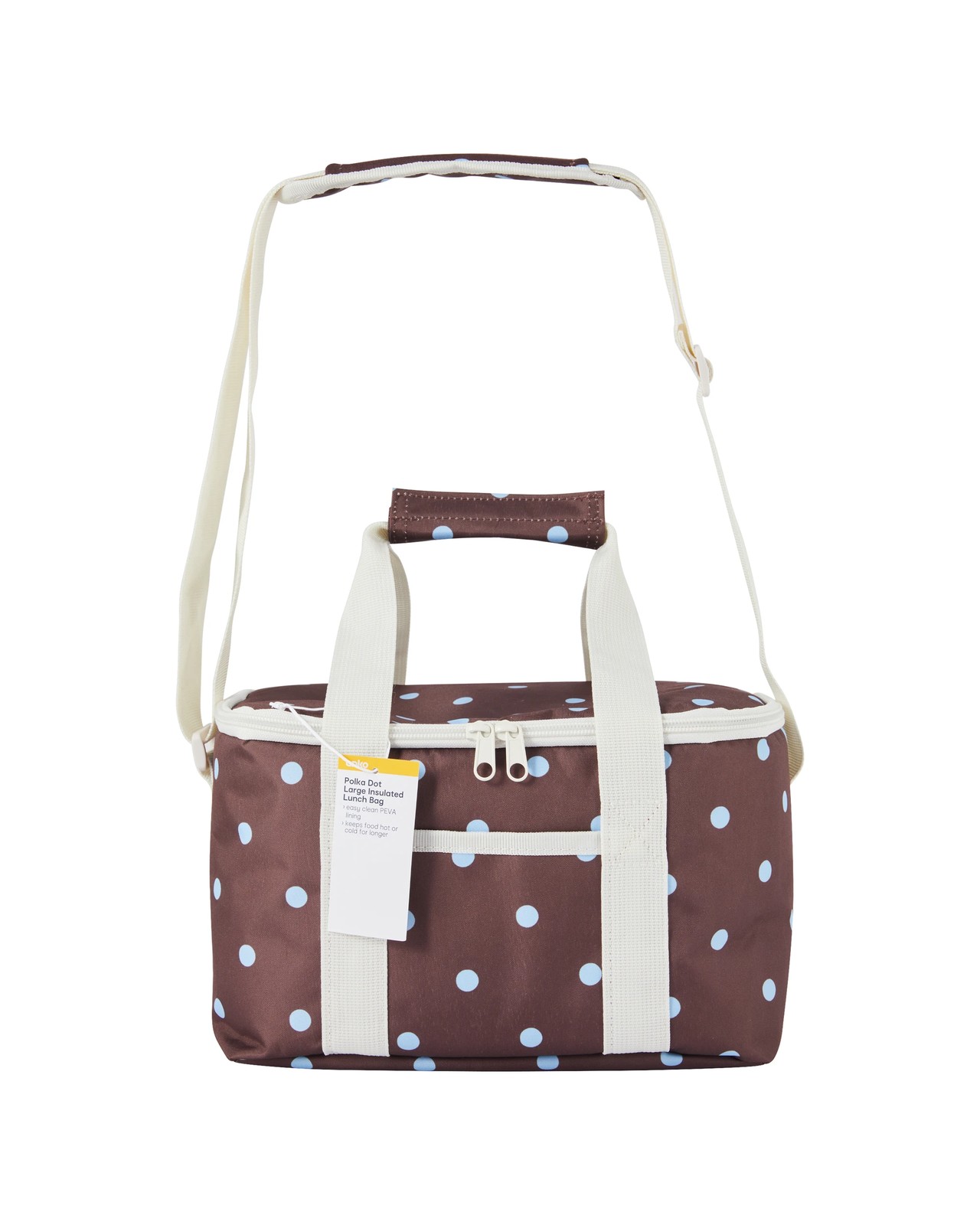 Anko Polka Dot Large Insulated Lunch Bag 5 of 5