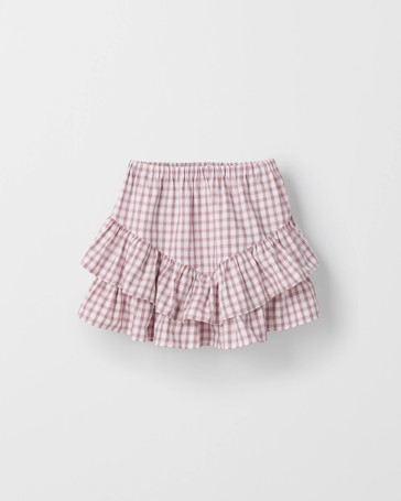 Australian Cotton Woven Ruffle Mini Skirt