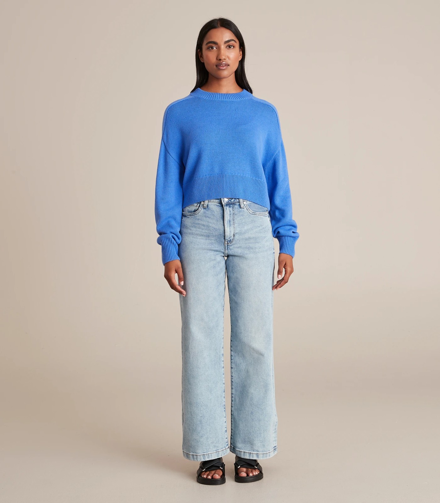 Australian Cotton Crop Raglan Knit Jumper 2 of 6