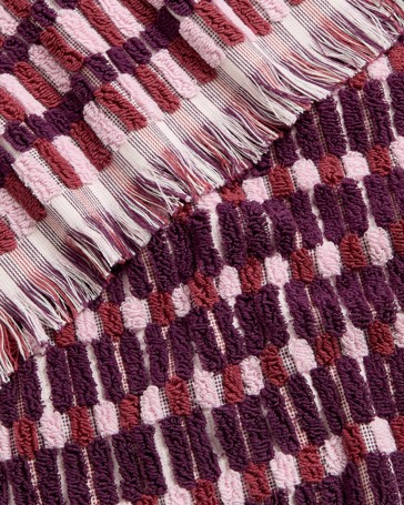 Bonnie Australian Cotton Popcorn Bath Towel - Ruby