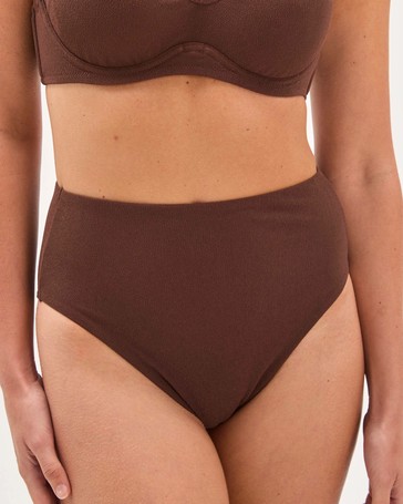 Resort Super High Towelling Swim Bikini Bottoms