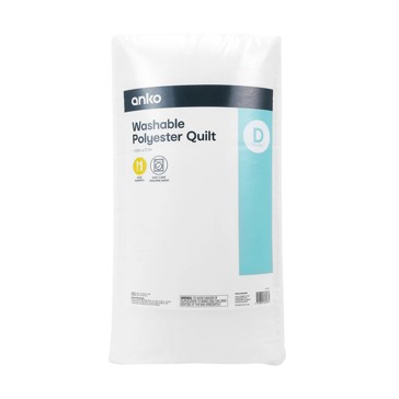 Low Warmth Quilt, Double Bed - Anko