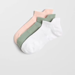 Women's Active No Show Nylon Poly Tech Tab Socks 3 Pack product image