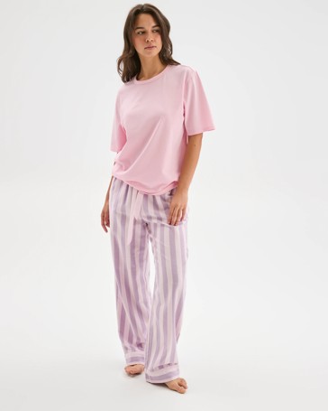 Australian Cotton Flannelette Wide Leg Sleep Pants