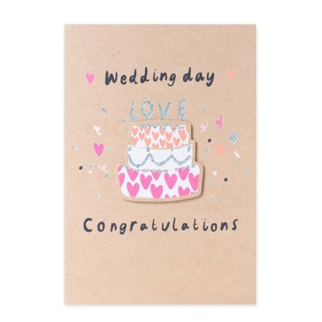 Connections from Hallmark Wedding Congratulations Card - Happiest Day