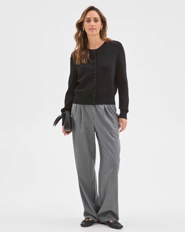 Preview Crepe Knit Core Cardigan