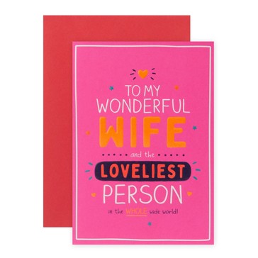 Hallmark Happy Jackson Valentine's Day Card for Wife - Loveliest Person