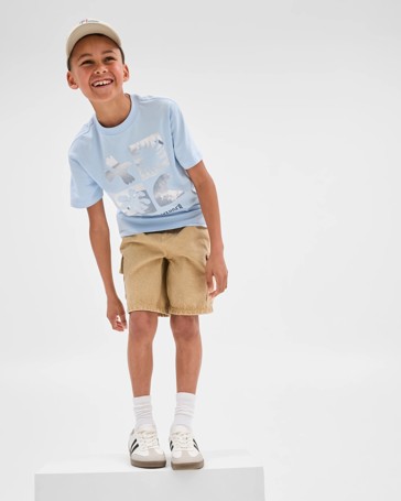 Australian Cotton Short Sleeve Print T-Shirt