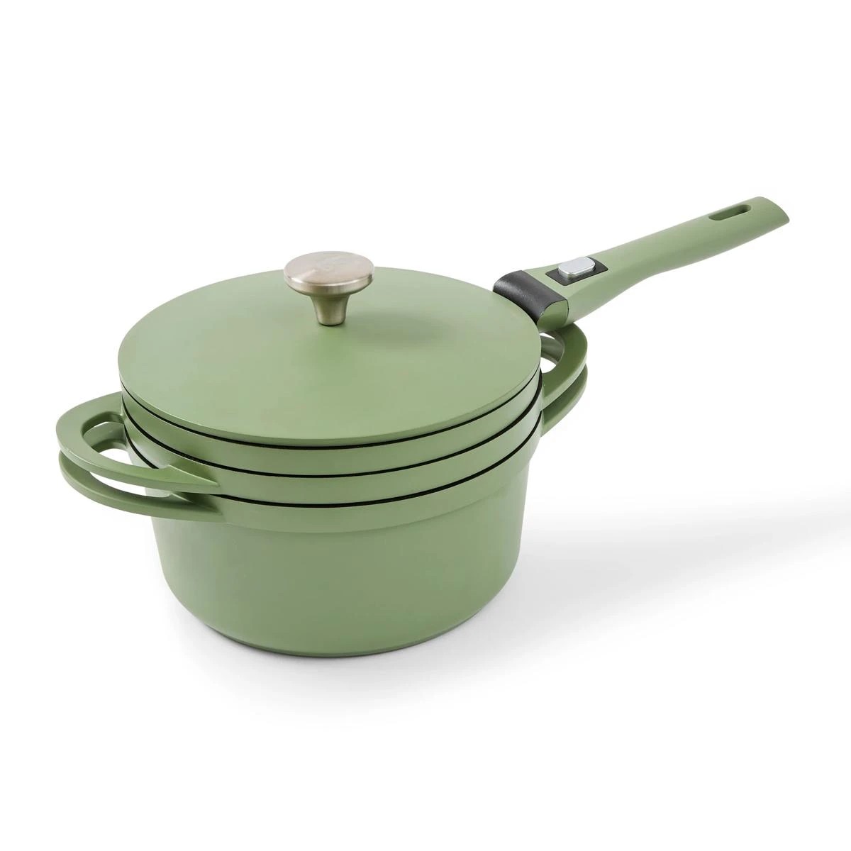 Anko 3 Piece Cast Aluminium Cookware Set - Green 3 of 6