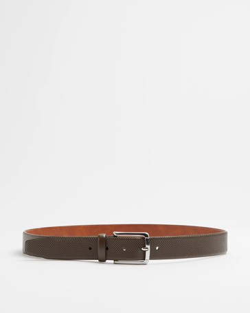 Mens Embossed PU Belt