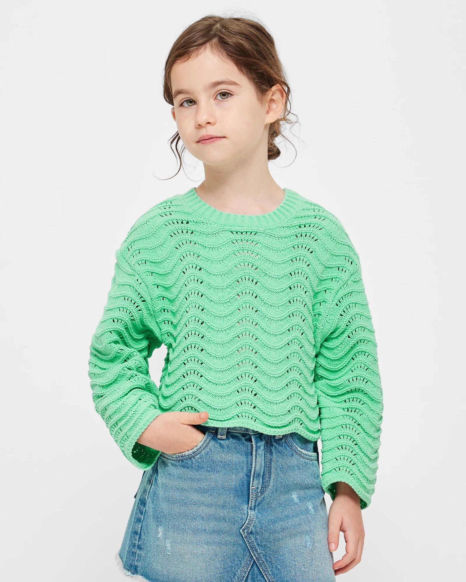 Girls on sale green jumper