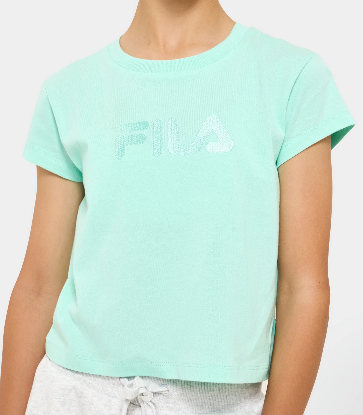 Mint green fila shirt best sale