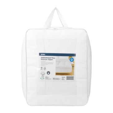 Anko 1500GSM Ball Fibre Mattress Topper