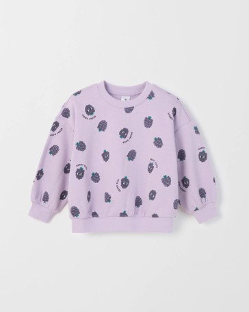 Australian Cotton Blend Loose Fleece Sweat Top