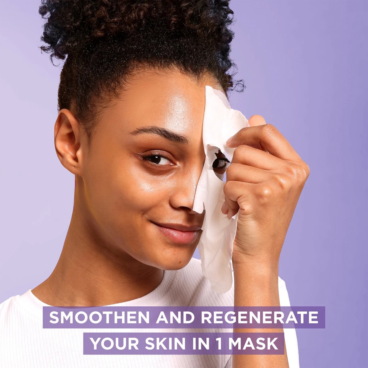 Garnier SkinActive Smoothing Serum Mask 28g - Glycerin, Pro-Retinol and Acai Extract 2 of 6