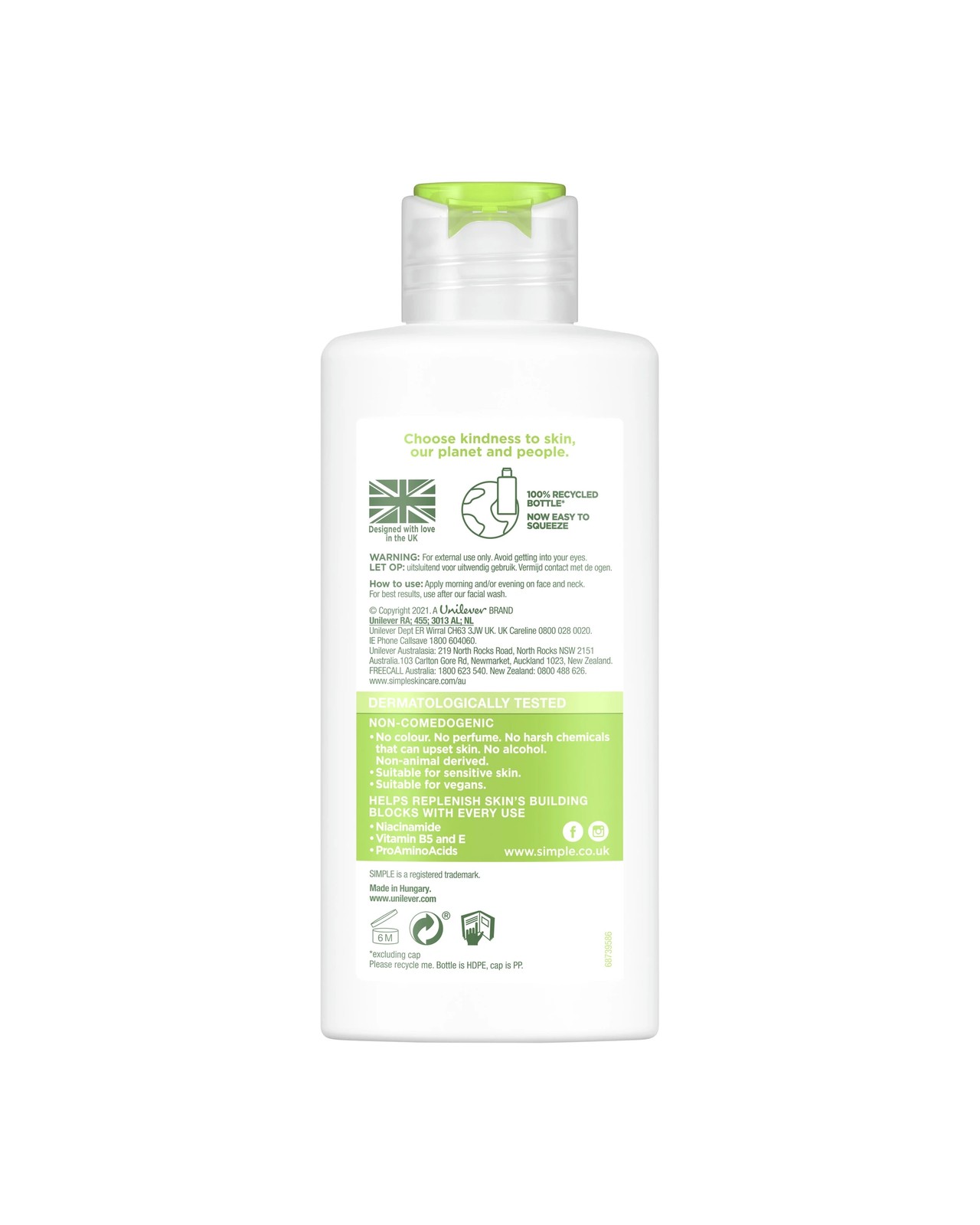 Simple 125ml Hydrating Light Moisturiser 2 of 5