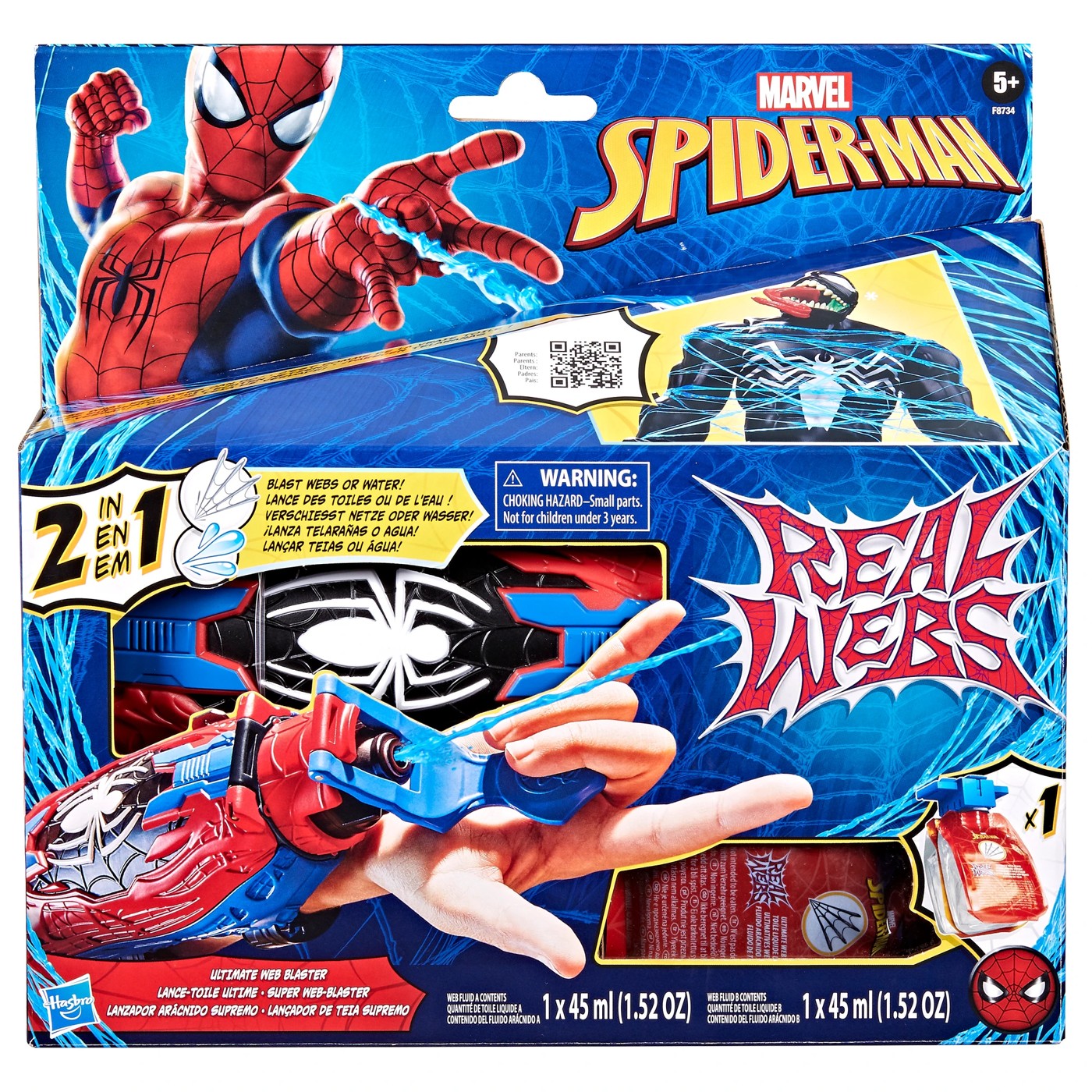 Spiderman web shooter toy target online