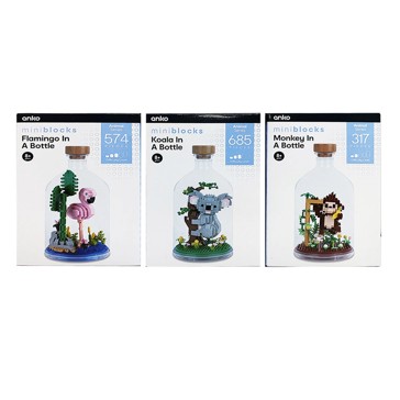 Mini Blocks Animal Series, Assorted - Anko