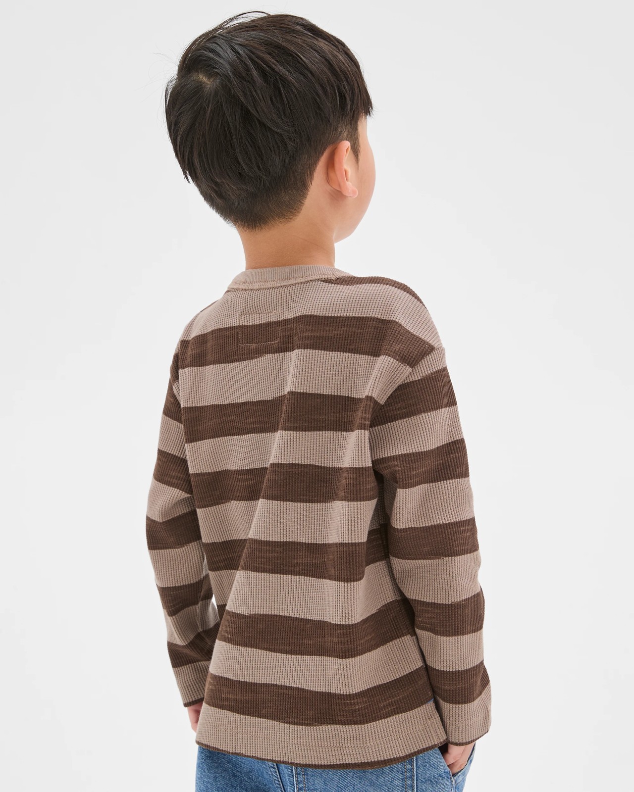 Australian Cotton Long Sleeve Stripe T-Shirt 5 of 6