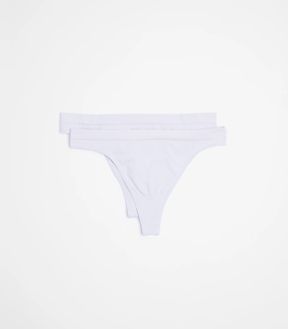 Lily Loves Ribbed Seamfree High Waisted G-String Briefs; Style