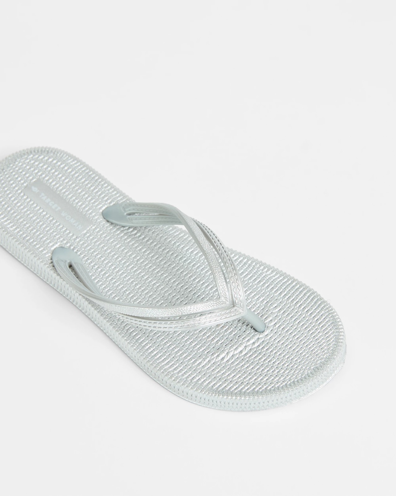 Textured Thongs - Silver 3 of 3