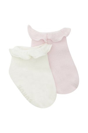 Bonds Baby 2 Pack Frill Anklet Socks