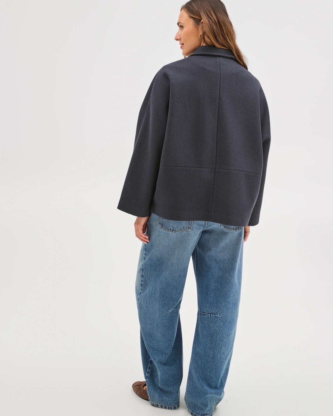 Brushed Collar Zip Through Jacket 4 of 5