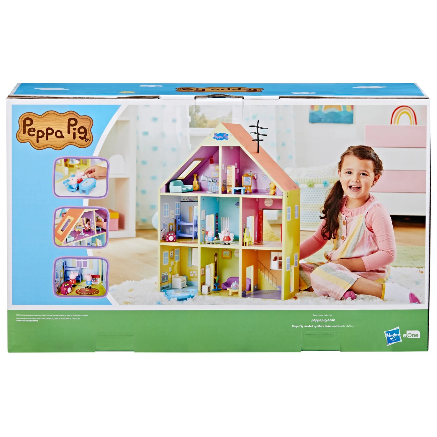 Peppa Pig Wooden Deluxe Playhouse 2 of 4