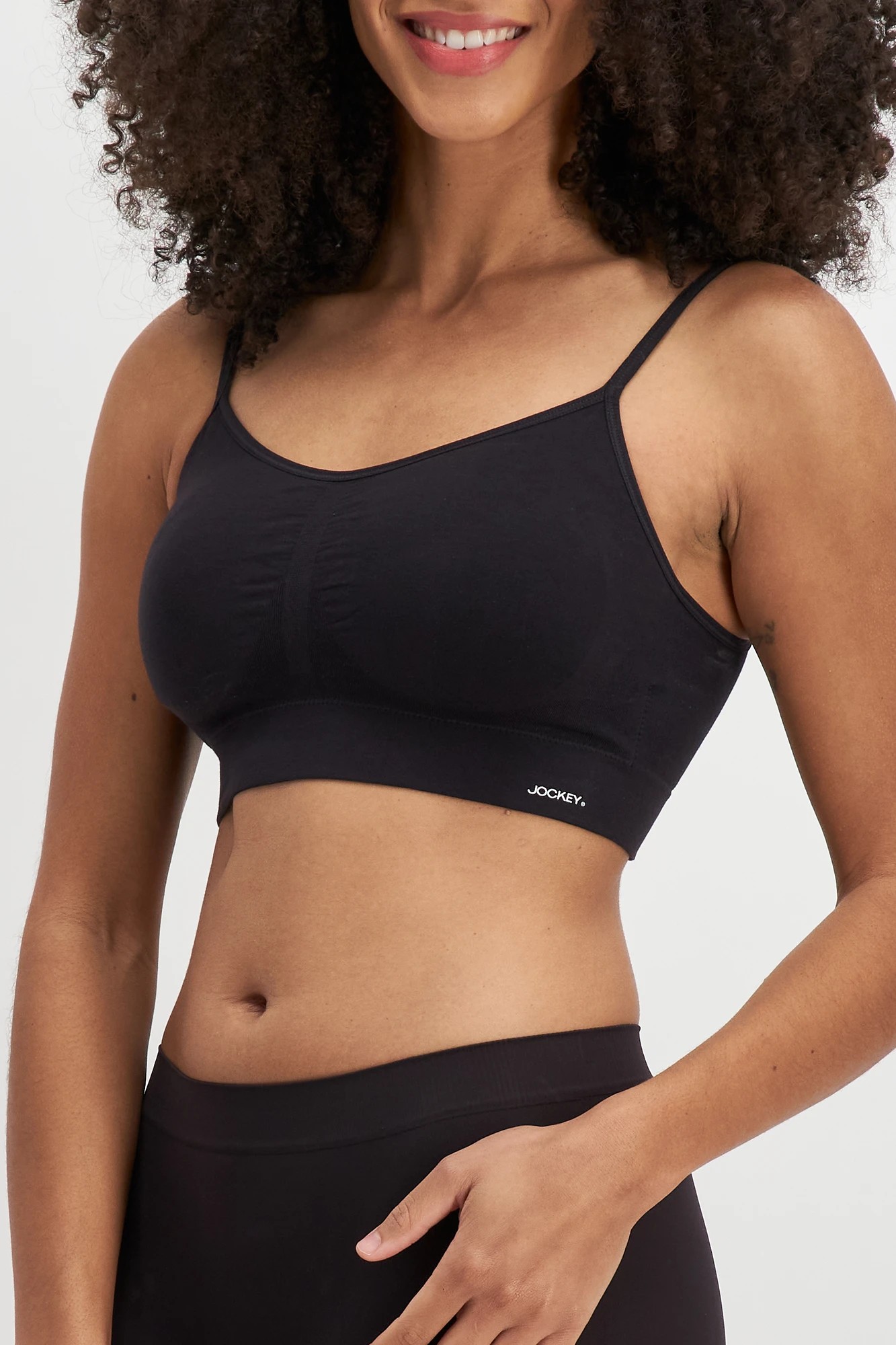 Jockey Skimmies® Crop Top; Style: WTB3 - Black