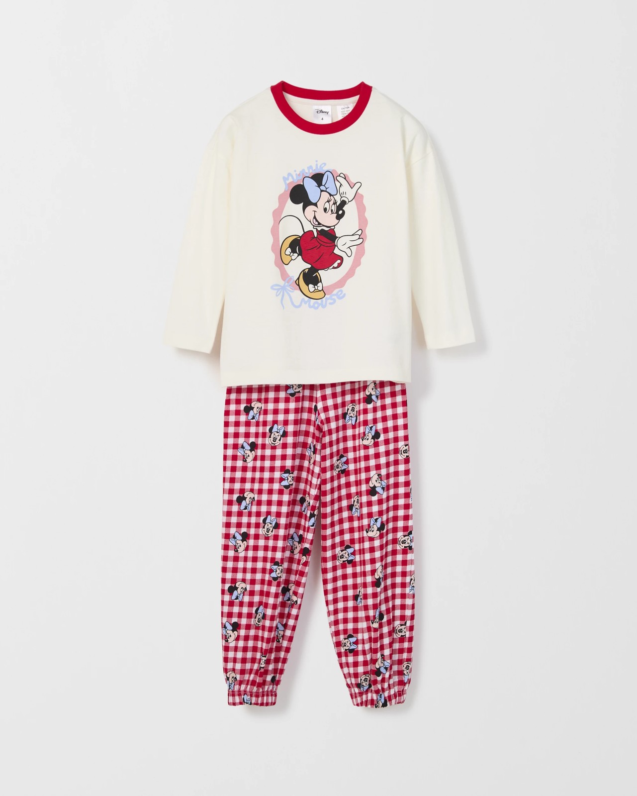 Disney Minnie Mouse Organic Cotton Younger Girls Pyjama Set 4 of 5