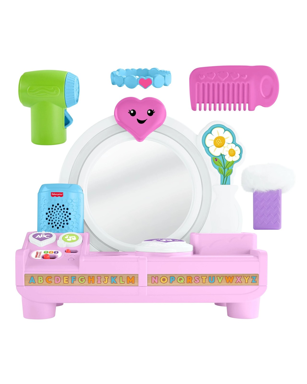 Fisher-Price Laugh & Learn Let’s Get Ready Vanity Musical Playset for Baby & Toddler 3 of 5
