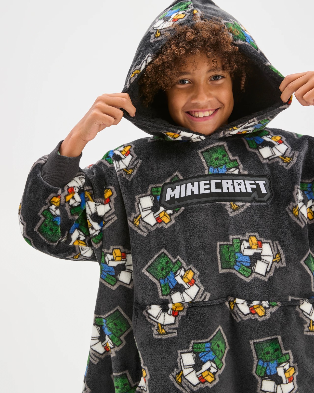 Minecraft Coral Fleece Oversized Hoodie 3 of 5
