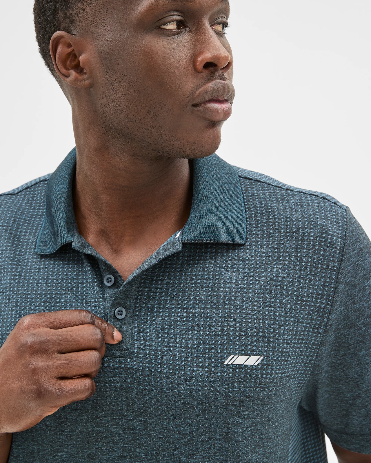 Active Polo Top  - Slate Green 6 of 6