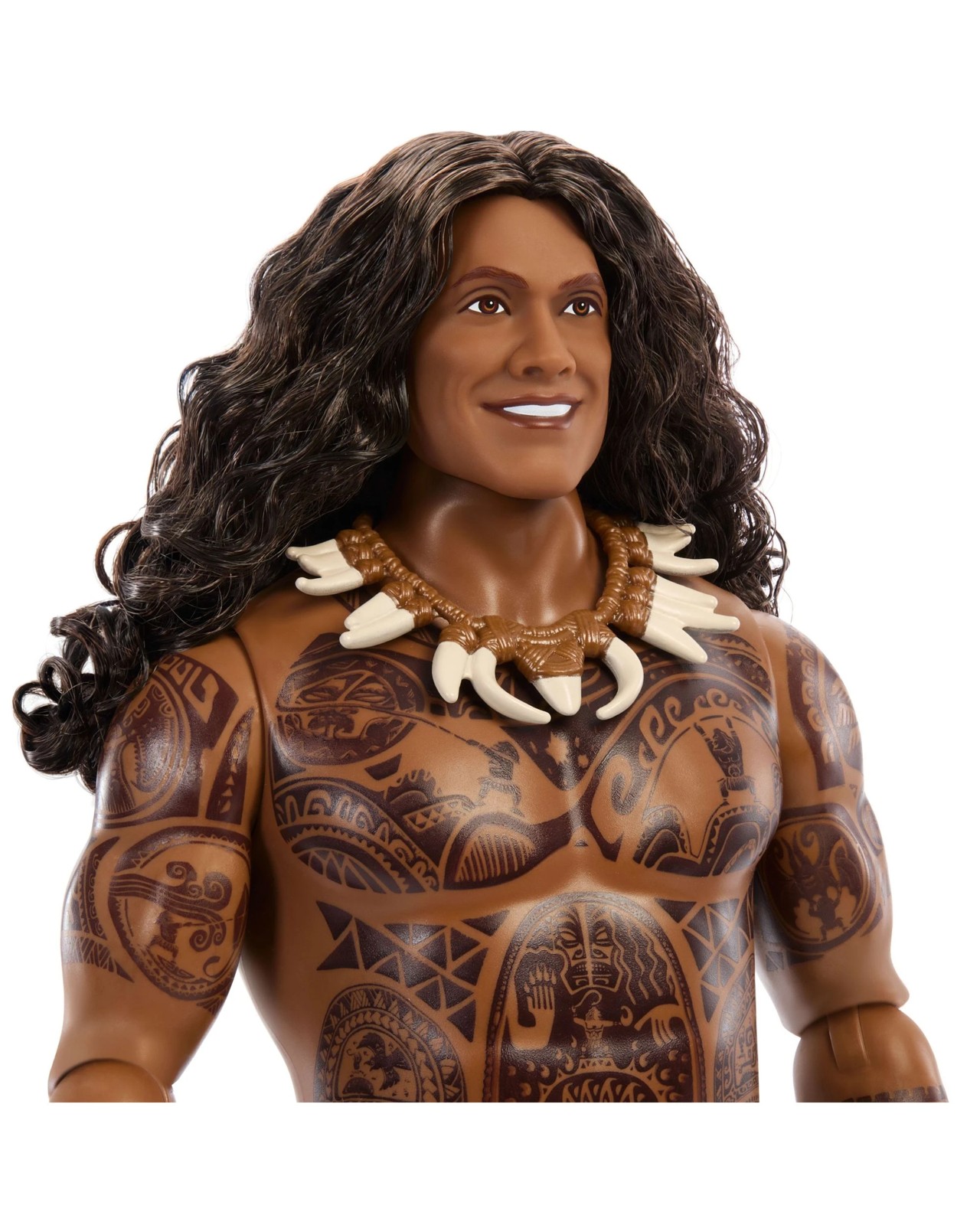 Mattel Disney Moana Maui Doll with Removable Fashion & 4 Accessories - Inspired by Live Action Movie 4 of 6