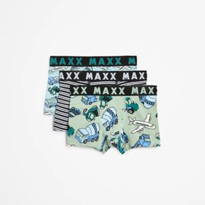 Boys 3 Pack Trunks - Maxx - Transport