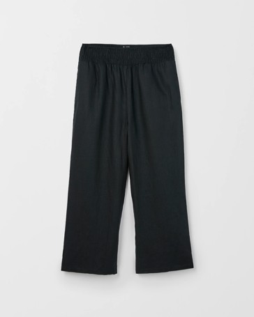 Maternity European Linen Wide Leg Pants