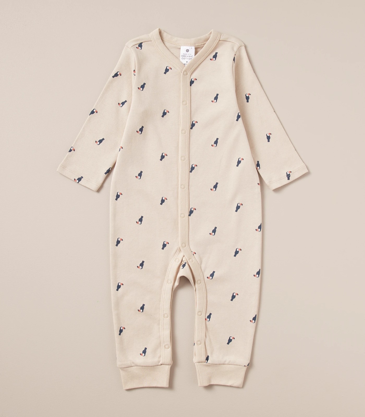 3 Pack Baby Organic Cotton Snap Coveralls 5 of 6