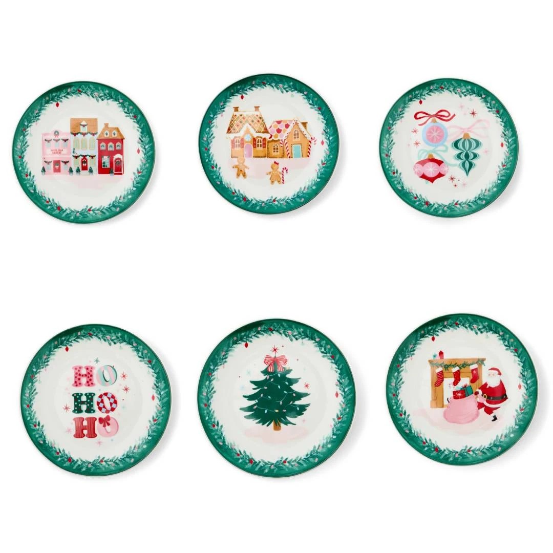 Anko 12 Piece 12 Days of Christmas Side Plates 4 of 6