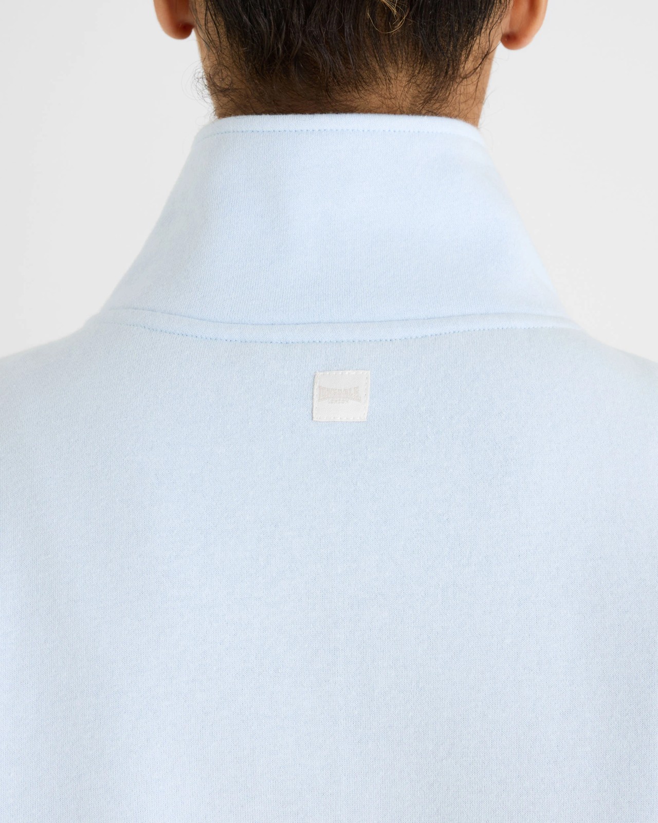 Lonsdale London Quarter Zip Crew Neck Jumper - Light Blue 4 of 6