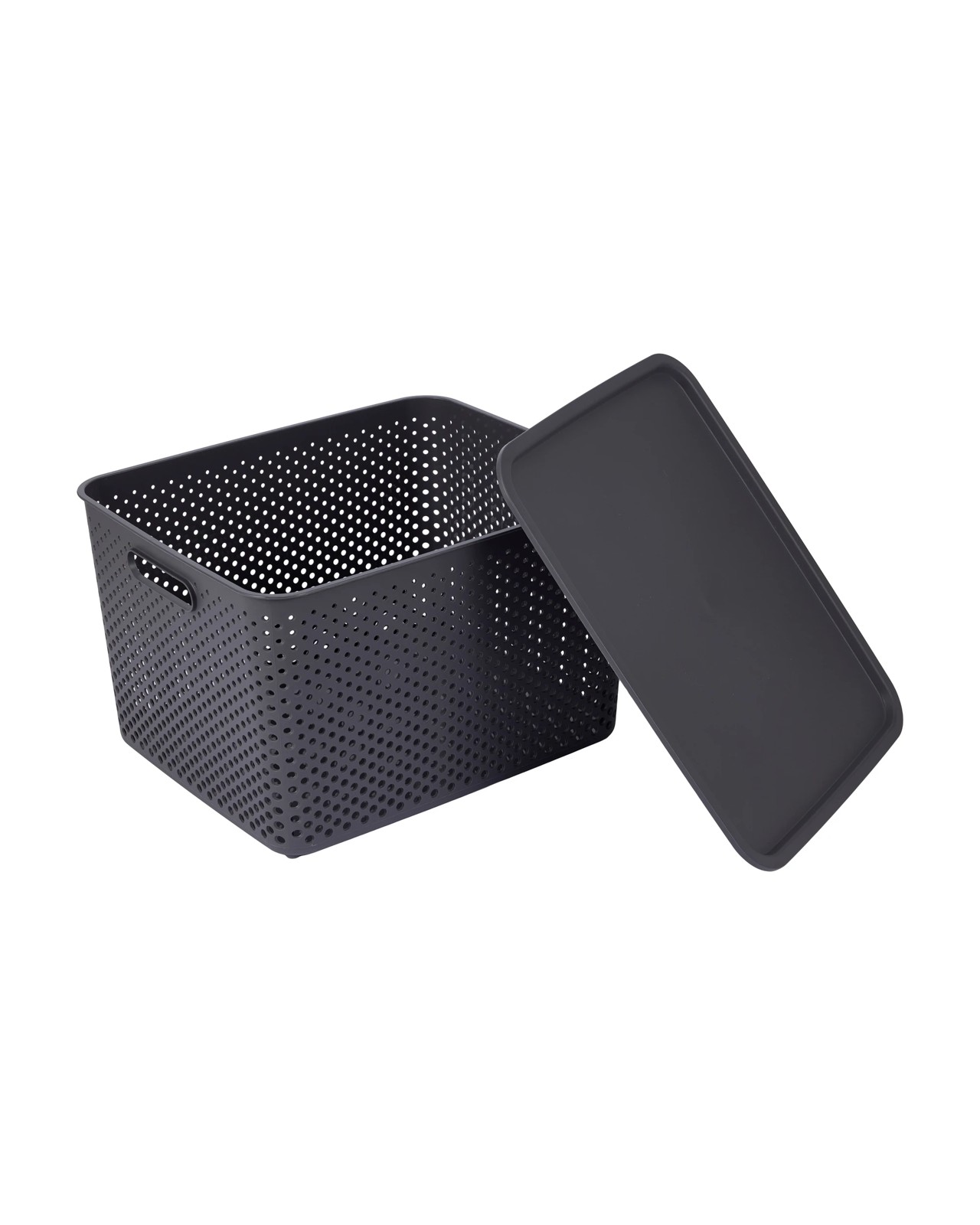 Anko 18L Dot Container - Charcoal 2 of 5