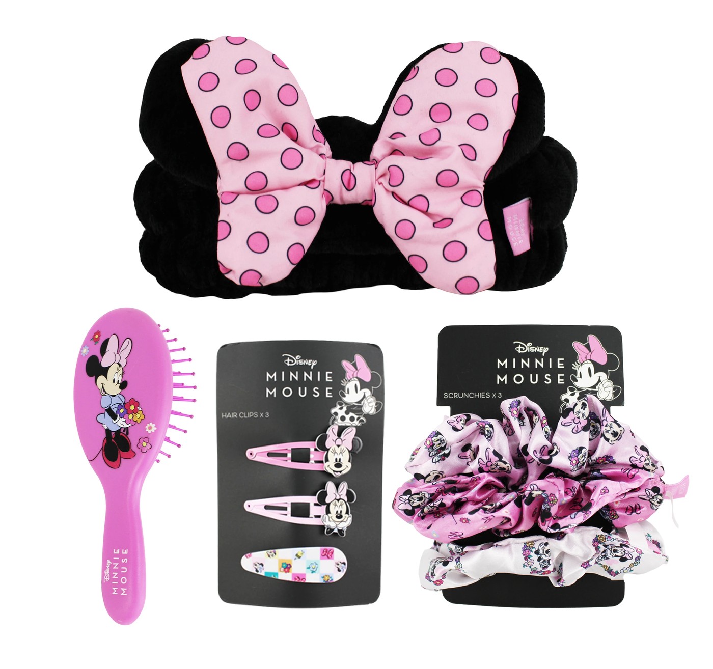 Disney Minnie Mouse Hair Accessories Gift Set 4 of 4