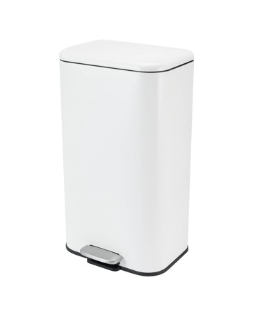 Anko 30L Pedal Bin - White